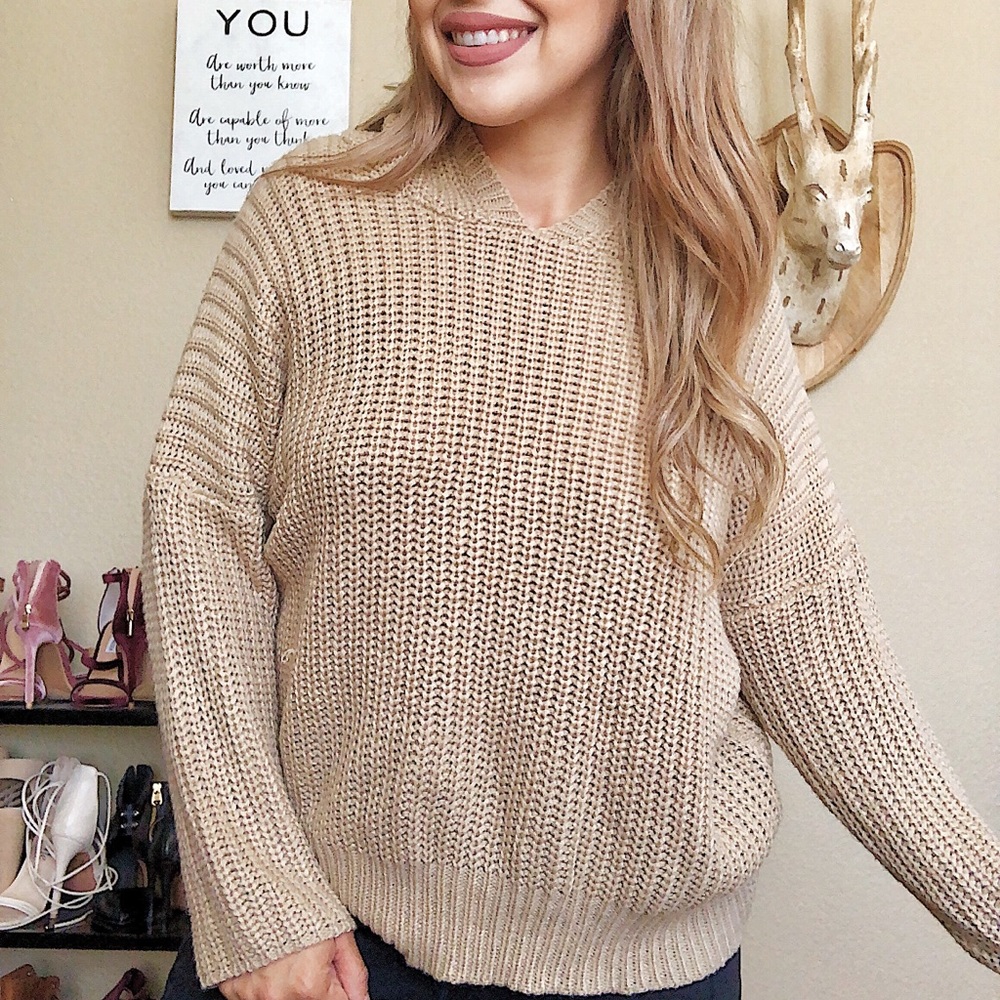 Chunky knit sweater